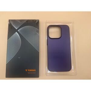 TORRAS Magnetic Slim Fit Case for iPhone 15 Pro – Purple
